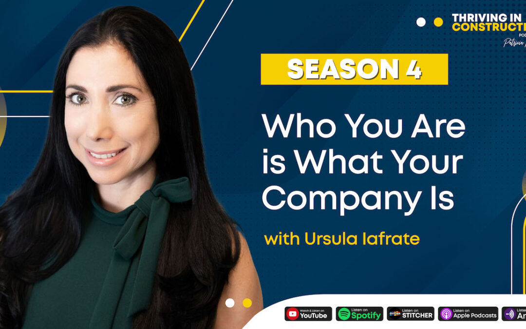 Who You Are is What Your Company Is by Ursula Iafrate